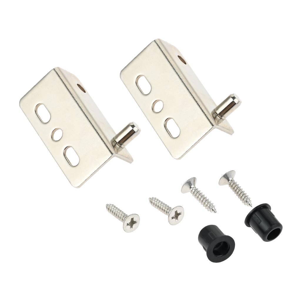 2Pz Cerniere a Pivot con Boccole Robuste Cerniere per Porte ad Albero Nascosto Per Porte in Legno Cassetti Armadio Guardaroba Ferramenta per Mobili