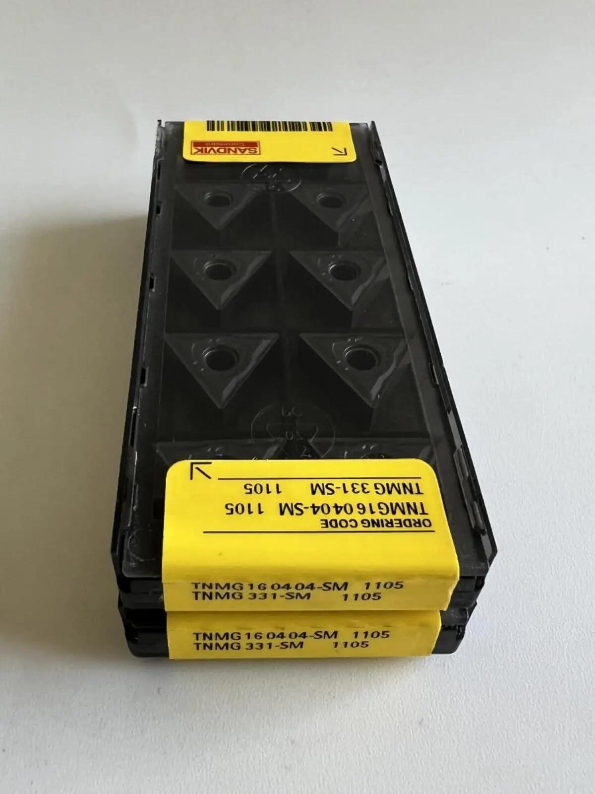 

Original Sandvik / TNMG160404-SM 1105 / CNC lathe carbide blade 10 PCS