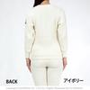 [Hidamari] Women's Everest X Crew Neck Thermal Underwear [Sapium] [Triple Layer] M Dark Black [EVXS821-DBK]