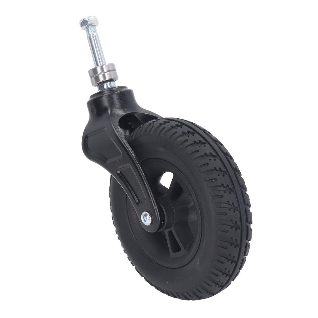 7 Zoll Lenkrolle Universal PU-Nabe PVC-Rad Rollstuhl Vorderrad Ersatz 120KG Last