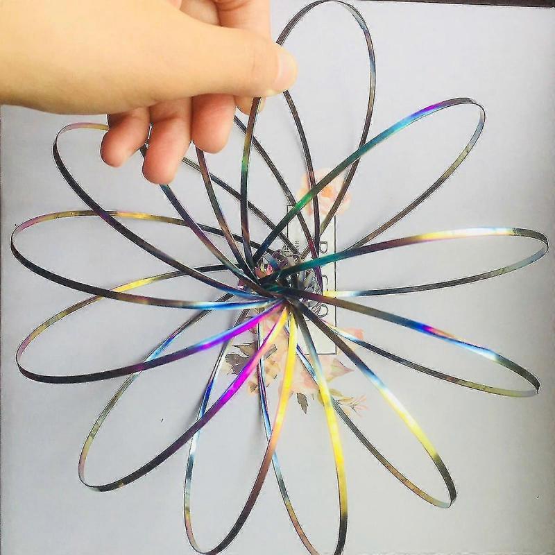 3d Flow Ring Toys Spring Infinity Arm Juggle Dream Dance Stress Relief Toy New