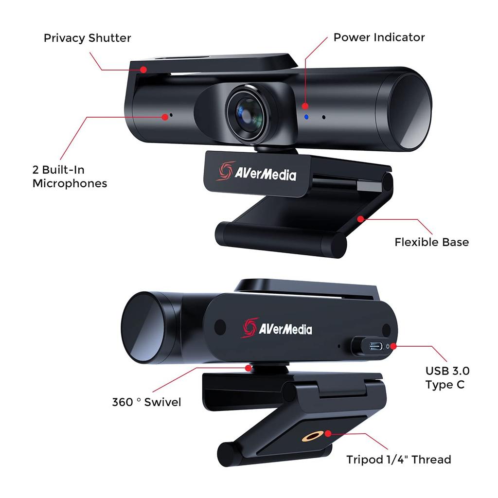AVerMedia LIVE STREAMER CAM 513 4K Webcam PW513 CM912