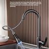 Kitchen Basin Tap Stainless Steel Mixing Taps Dishwashing Basin Splash-proof Booster Water Faucet New Pull-out Sink Faucet