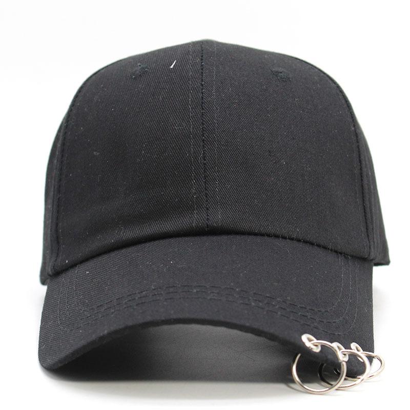 Pin Three Rings Pin Baseball Cap Outdoor Casual Versatile Couple Cap