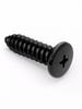 Stainless Steel Black Phillips Flat Head Self-Tapping Screws, Large Thin Head, Sizes: M2.9, M3.5, M3.9, M4.8, M6.3