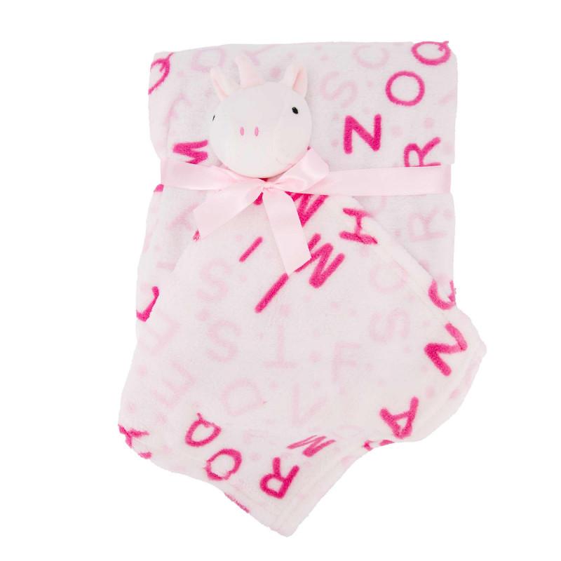 

Розово-белая коробка игрушек для детей TOM & KIDDY