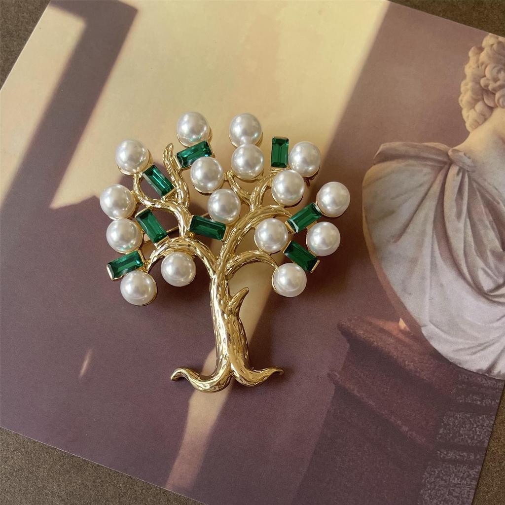 Medieval Vintage Retro Series Floral Design Esmaltado Broche Decorativo Moda Personalidade Galvanoplastia