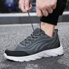 Men Synthetic Leather Sports Shoes Are Lightweight Soft Comfortable Black Casual Shoe for Jumping Fitness Waterproof Sneakers 48