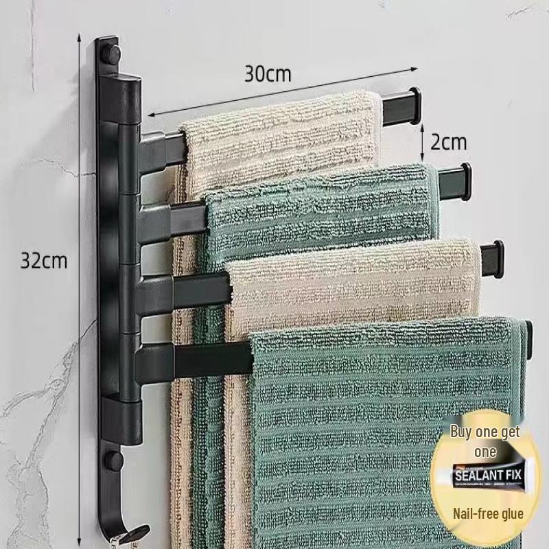 Cmaos Rotating Multi-Bar Towel Rack