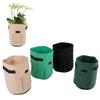 4 unidades de feltro de jardim para cultivo de plantas Bolsa ferramenta de jardinagem para vasos de flores de vegetais internos e externos