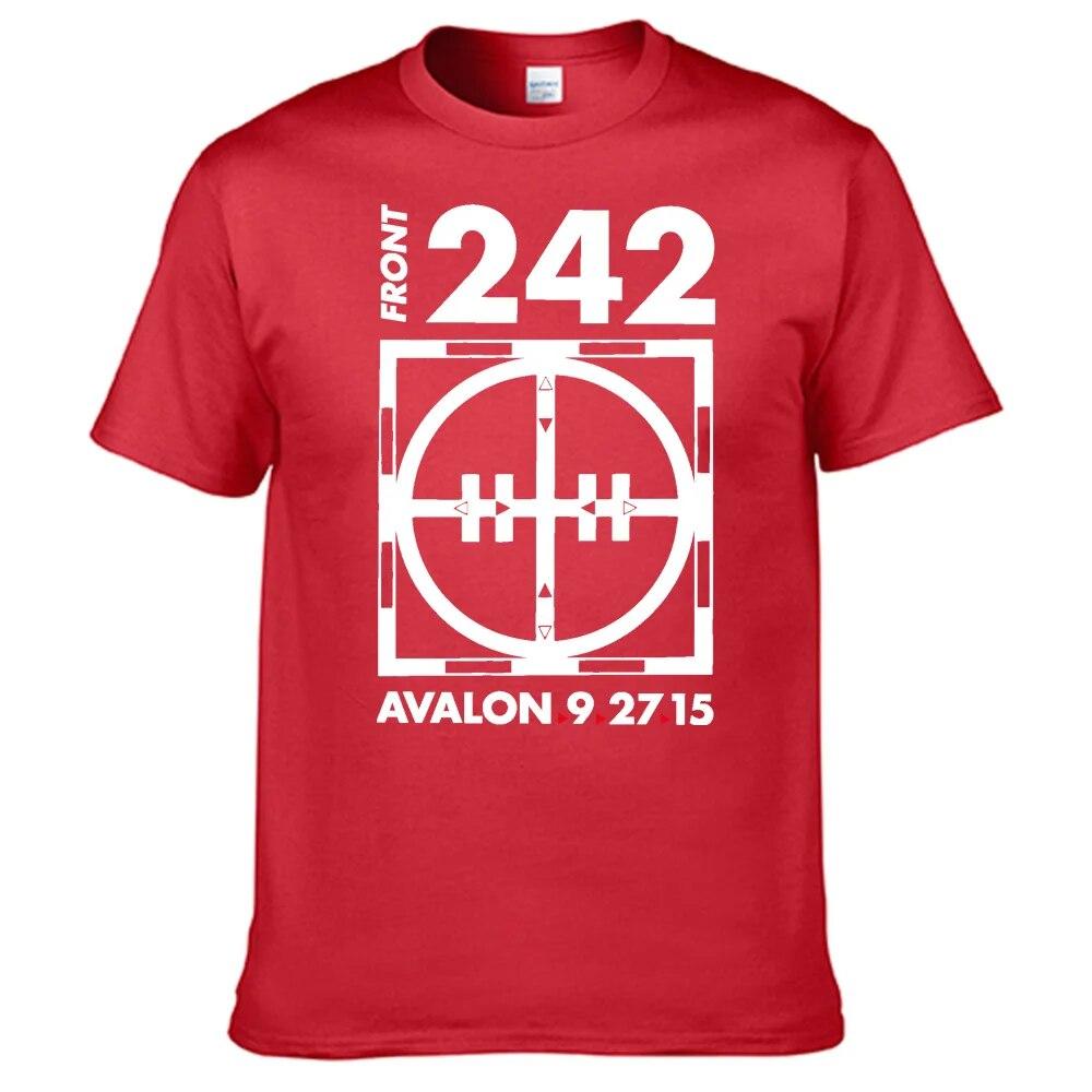 Front 242 T Shirt Unisex 100% Cotton Unisex Women Shirt Top Sales N04