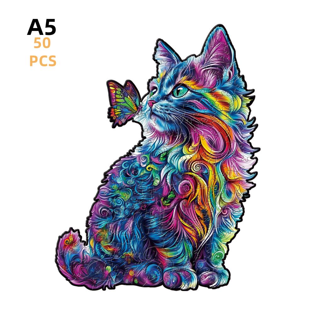 Brain Teaser 3D Wooden Puzzle Ideal for Adult Children Rainbow Fantasy Infant Dragons Animal Irregular Christmas Present Boxs Playthings