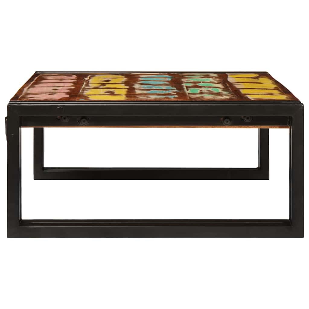 Multicolored Bathroom Shelf 65 x 50 x 23 cm Solid Reclaimed Wood