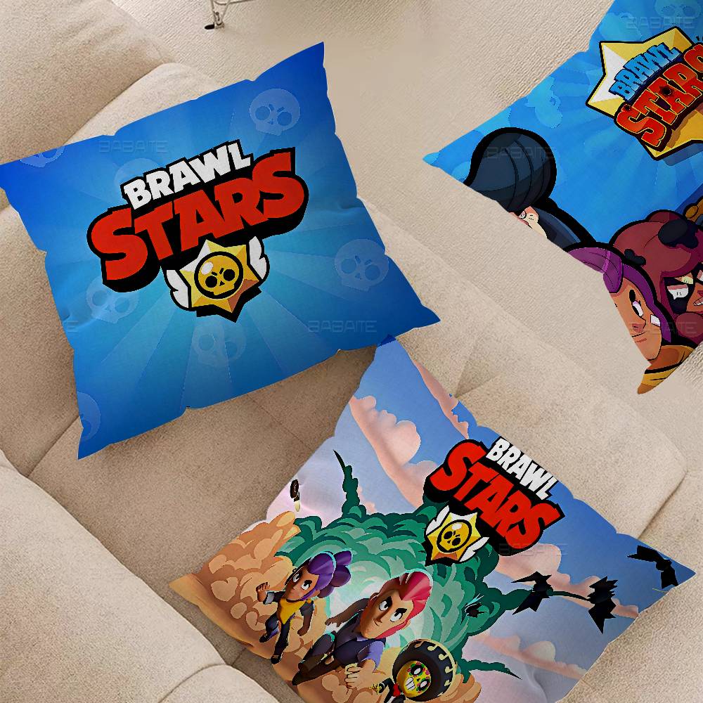 Cute B-Rawl Game S-Stars Pillowcases Home Bedding Decorative Pillow Cover Wedding Super Soft Pillow Case