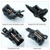 NFOX B015 4-piston Disc Hydraulic Brake E-bike Folding Mountain Bike Bicycle Power Off Black Red 160 180 203 Roto Split Tube New