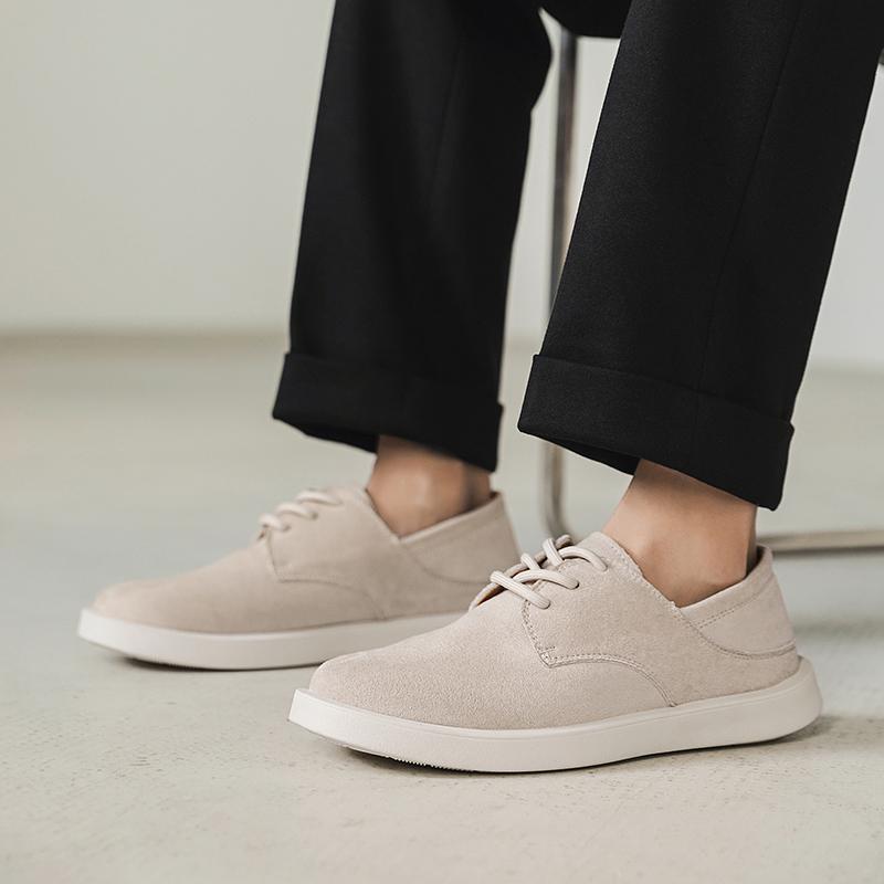 Fashion Mens Brown Loafers Non Slip Walking Flats Breathable Outdoor Slip on Casual Shoes for Male Work Office Driving Sneakers Beige