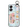 Protective Waterproof Phone Case For ZTE Blade A34 Back Cover Durable Wrist Strap Ring Phone Holder Anti-knock Anti-dust
