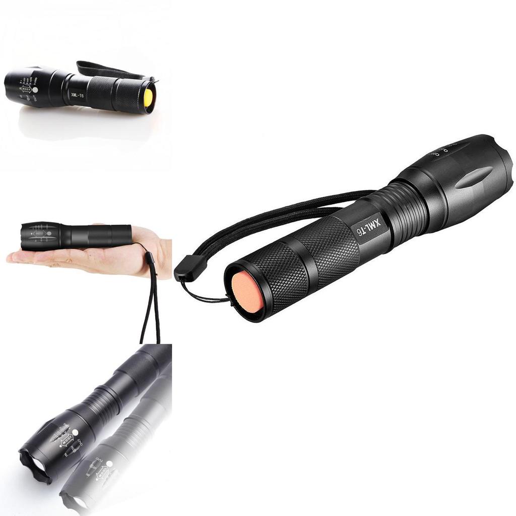 Ultra Bright 1000 Lumens Tactical Military Led Flashlight With Zoom Function