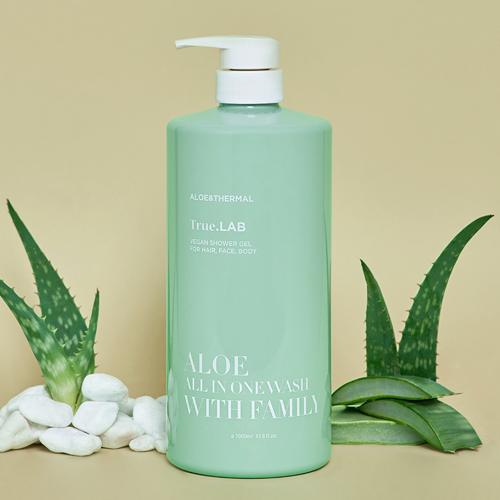 Aloe Body Wash With Family 1000ml