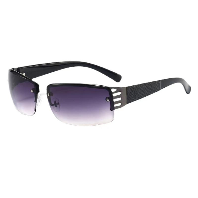 Fashion Half Frame Sunvisors Eyewear Vintage Women Outdoor Sports Sun Glasses Men Cycling Driving Sunglasses UV400 Oculos De Sol