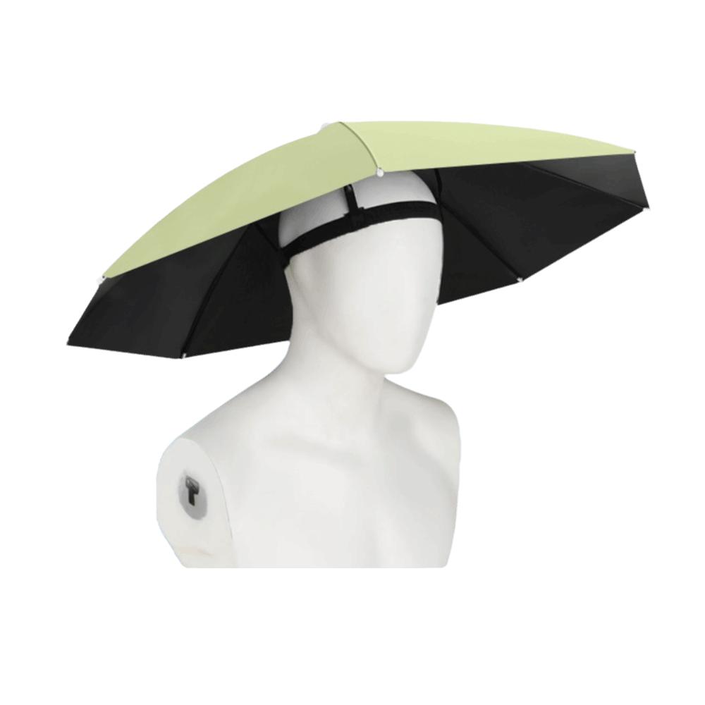 Foldable Design Head Umbrella Hat Windproof Sun Umbrella Head Hats Portable Umbrella Hat  Outdoor