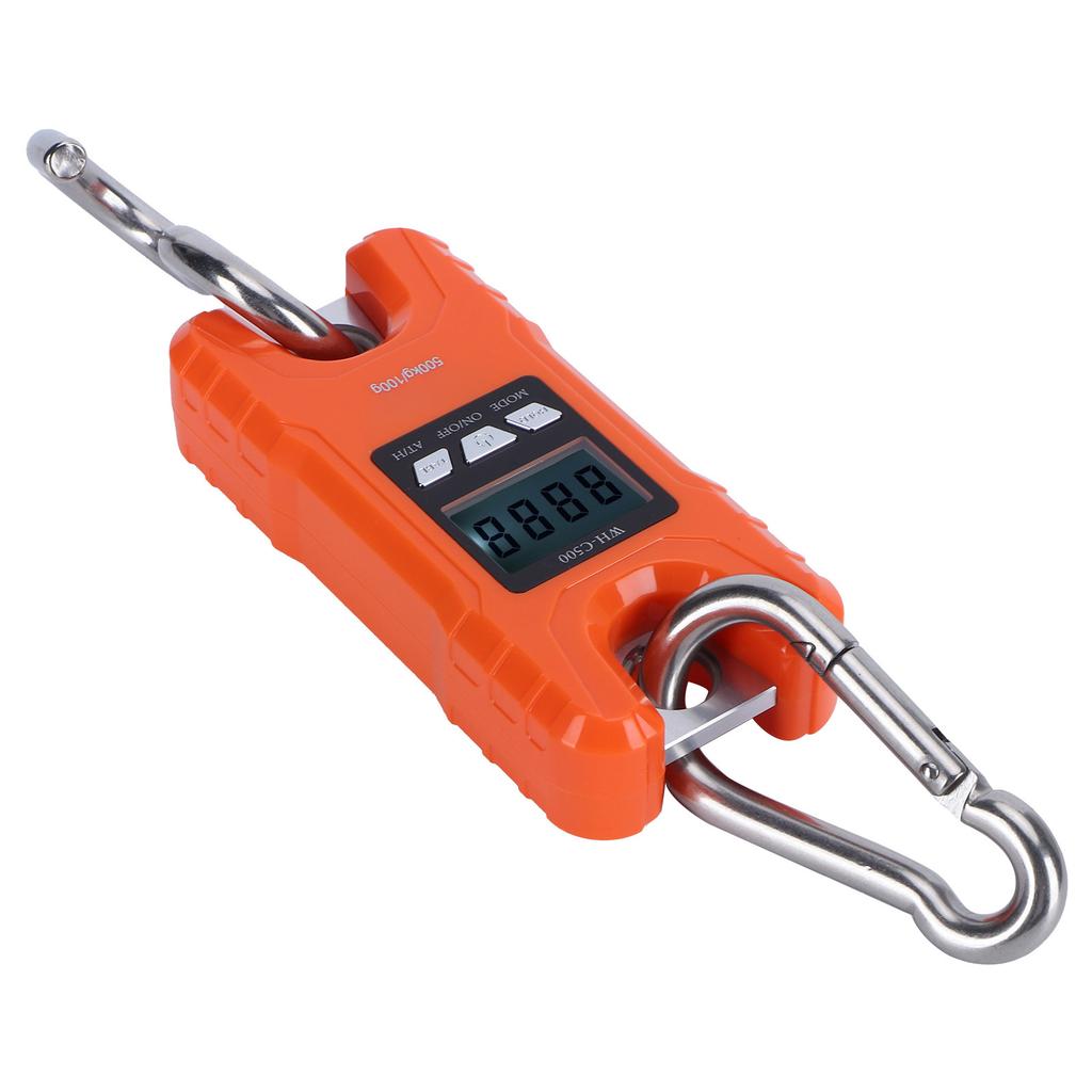 Elektronische Waage Mini Tragbar LED Digital Hängewaage WiegeausrüstungOrange