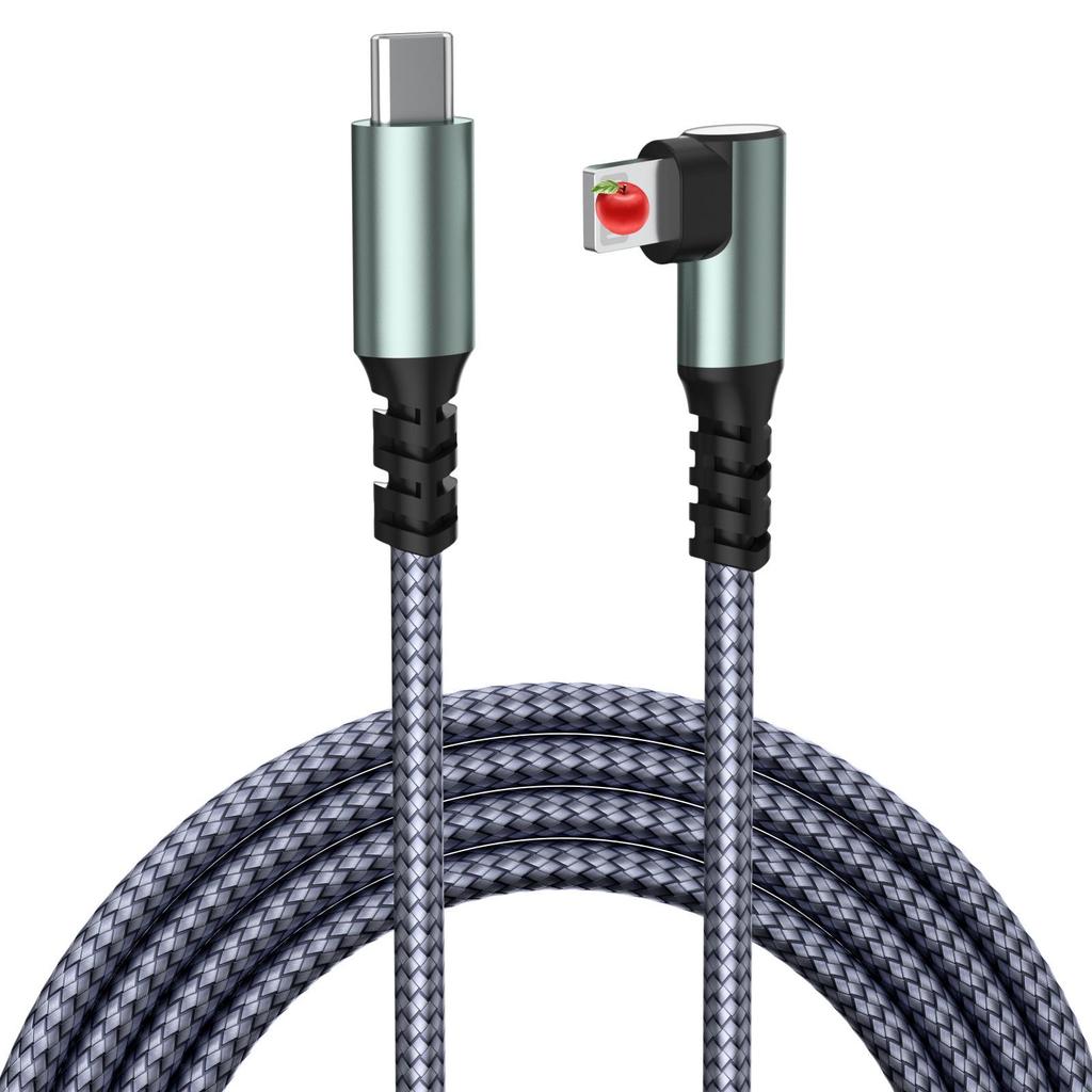 Nylon Braided USB-C to Lightning & USB Charging Cable for iPhone & Samsung - PD Fast Charge