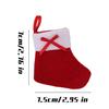 Christmas Socks Decoration Small Boots Children New Year Candy Bag Gift Fireplace Tree Hanging Bags Home Party Holiday Ornament