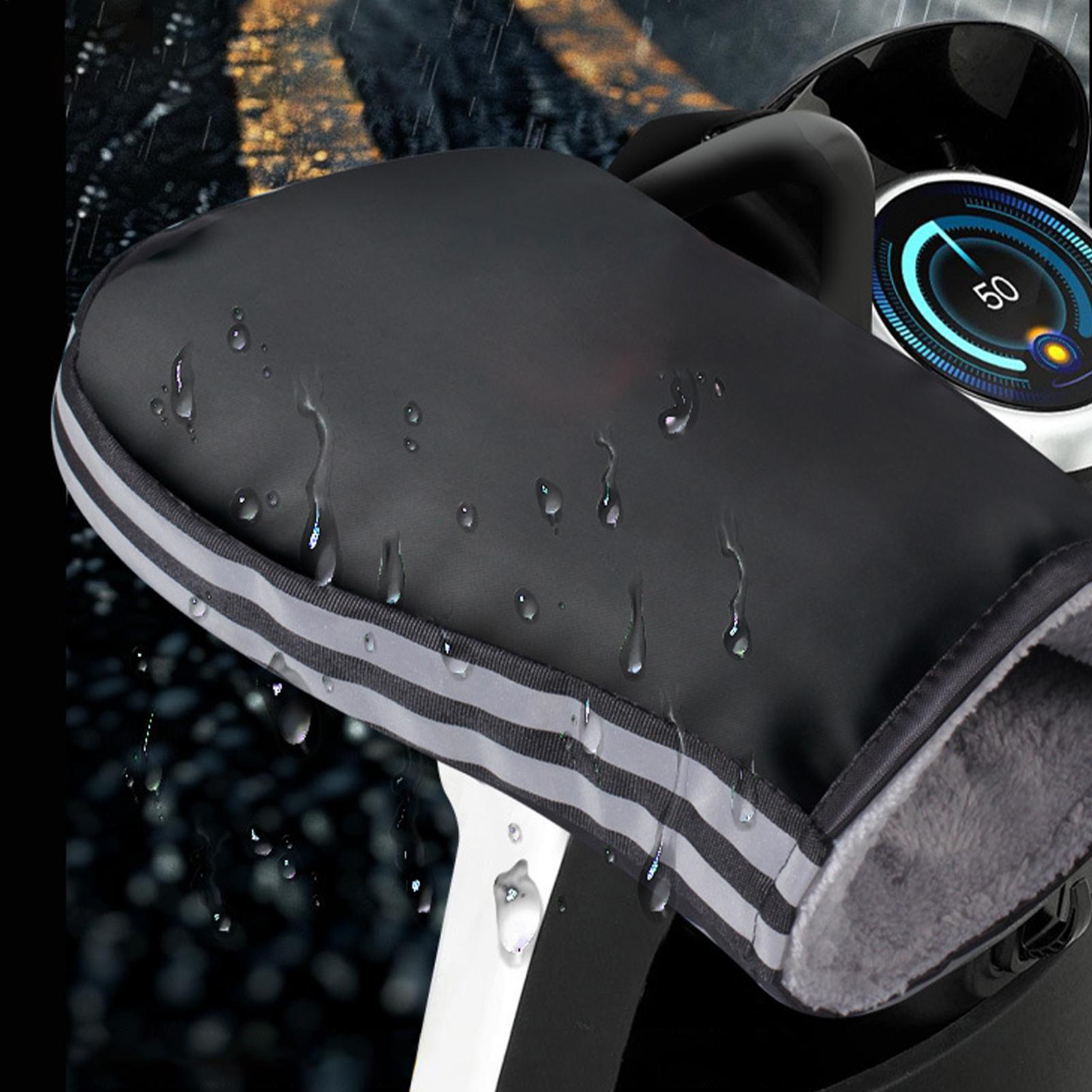 

Winter Electric Scooter Handlebar Gloves Warm Windproof Insulated Gloves Waterproof Motorcycle Handle Cover Windproof Hand Muffs CHINA