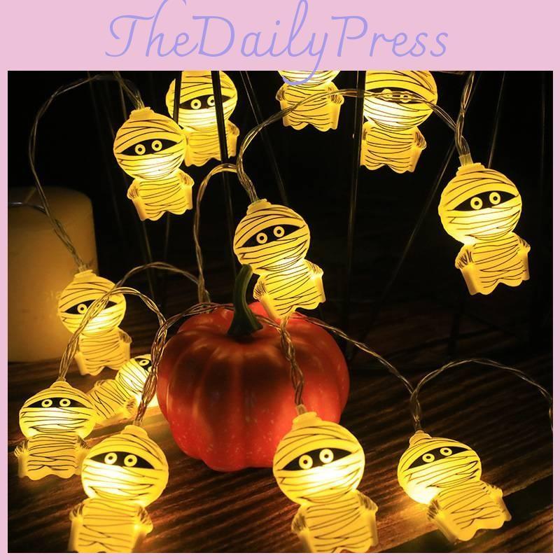 Halloween Led Mummy Light String Atmosphere Themed Party Party Decoration Scene