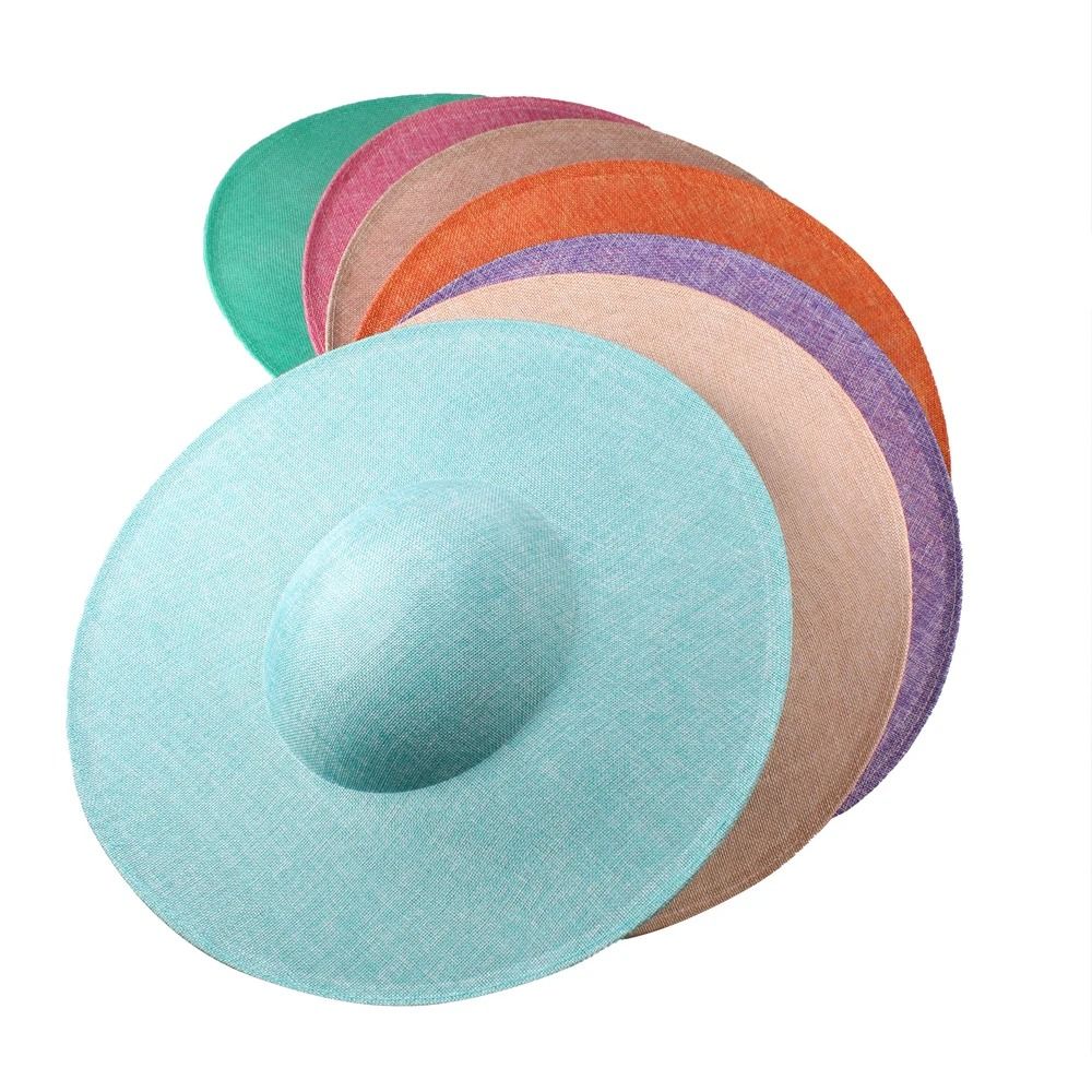 New 40cm Fascinators Base Big with Clip Hair Accessories Hat DIY Women Wedding Headpiece for Cap Supplies