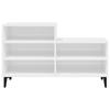 VidaXL Armoire à chaussure Blanc brillant 102x36x60 cm Bois ingénierie 819734