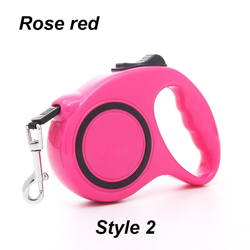 3M/5M Retractable Dog Leash Automatic Retractable Durable Nylon Lead Puppy Outdoor Travel Walking Traction Rope Pet Supplies