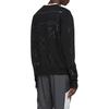 Off-White Diag Unfinished Slim Crewneck Black / Silver Men Tops OMBA025E19E300031091