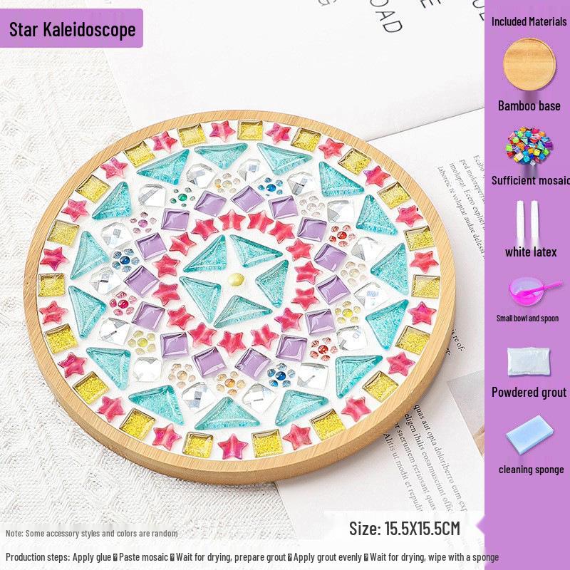 DIY Mosaic Coaster Kit for Kids: Creative Father's Day Craft