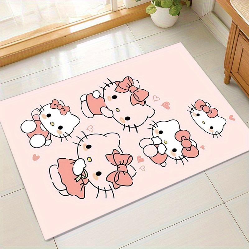 

1 шт. Розовый коврик с бантом Hello Kitty - Милый декор Hello Kitty|Ковер для домашнего офиса или игровой комнатыz120 60cm by 90cm
