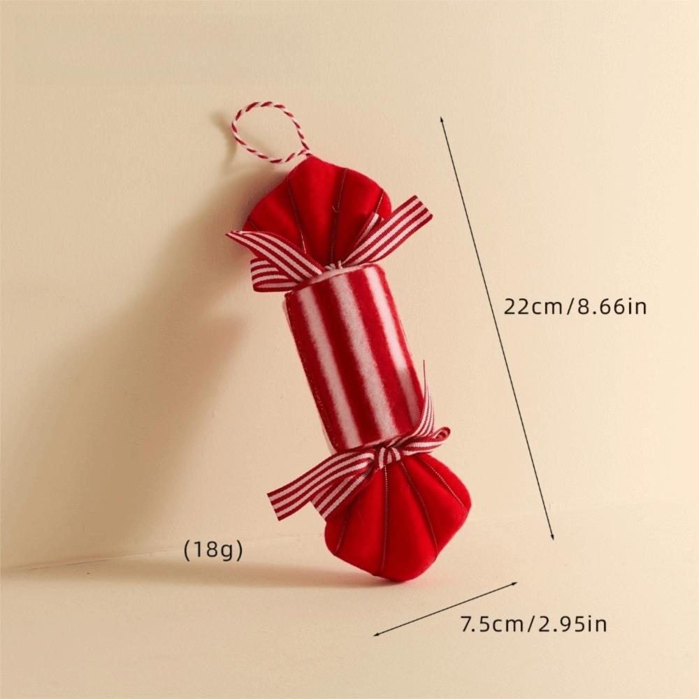 Colorful Candy Cane Xmas Tree Decorations Striped Lightweight Christmas Ornaments Large Christmas Tree Hanging Ornaments