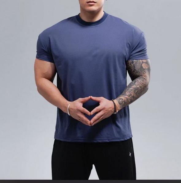Camiseta Deportiva Transpirable de Secado Rápido para Hombre para Correr y Fitness en Verano