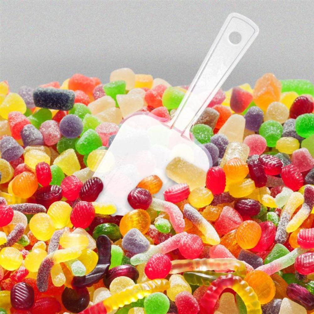 Square Mouth Ice Scoop Food Grade Plastic Kitchen Gadgets Safe Mini Ice Shovel  Birthday Wedding