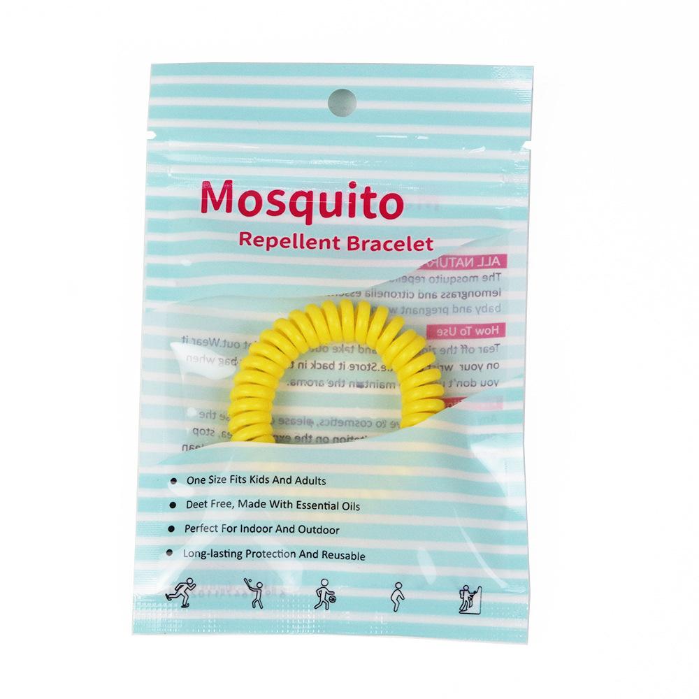 

1 PC Mosquito Repellent Bracelets Natural Mosquito Repellent DEET-Free Waterproof Mosquito Bracelet for Adults Kids жовтий