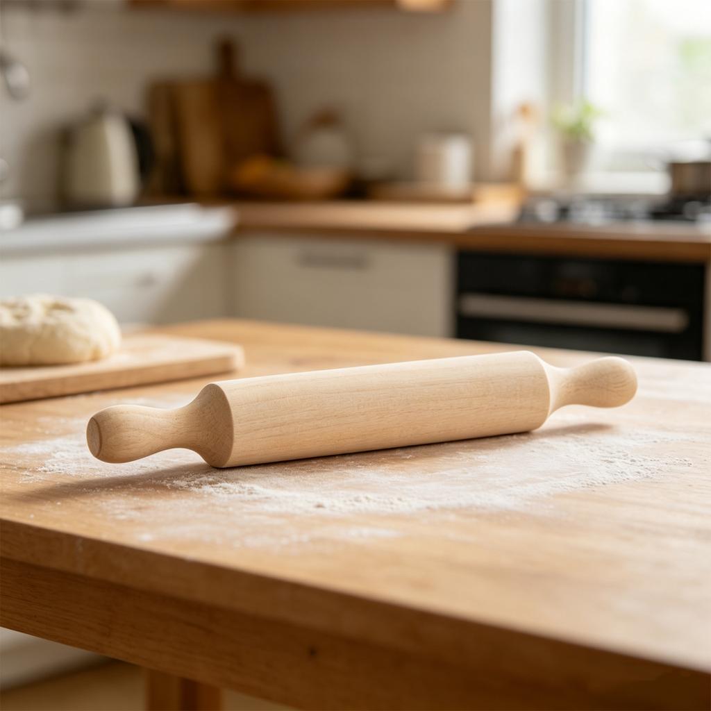 6pcs For Mini Wooden Rolling Pins 14x2cm for Children Baking and Craft Use