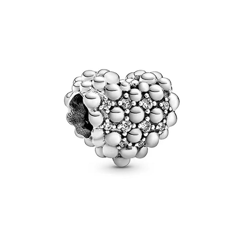 Sparkling Queen & Regal Crown Stones & Enamel Clip Snowflake Flower&Heart Charm Beads Fit Original Bracelet Diy Jewelry
