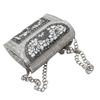 Handmade Square mosaic metal bag Women/Girls Bridal metal clutch party sling bag