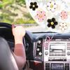 Frienda 6 Pcs Daisy Flower Air Vent Clip Accessories Air Conditioning Outlet Clip Car Air Freshener Dashboard Accessories Charm Car Inter Decor(3 cm,