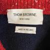 THOM BROWNE Knit Wool Sweater Navy Wool Women Used