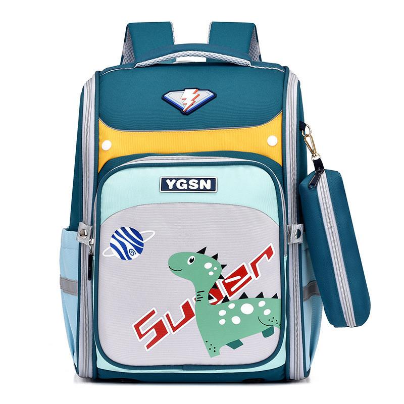 Adorable Cartoon Space Backpack For Kids Lightweight Durable Design For School Use