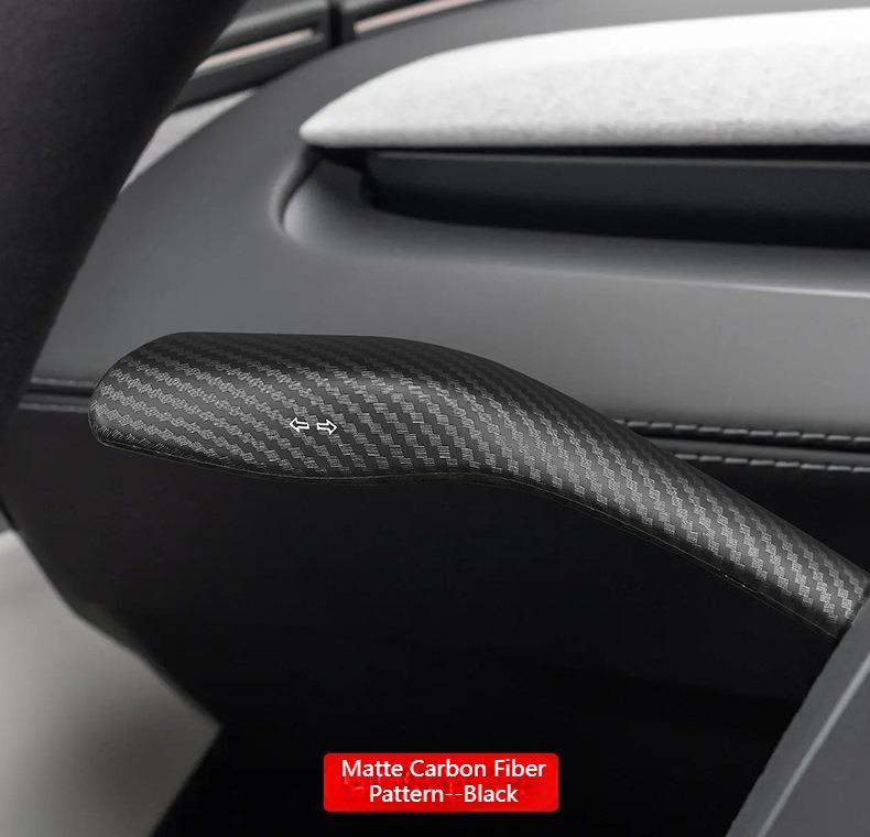 For Tesla Model Y Model 3 Highland Gear Shift Cover Steering Wheel Paddle Shift Handle Protector Shell Anti-Scratch Accessories