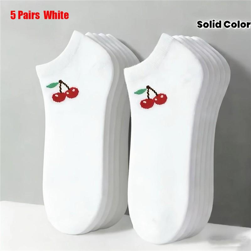 Unisex Summer No-Show Socks: Black, White & Gray Low-Cut Polyester-Cotton Blend