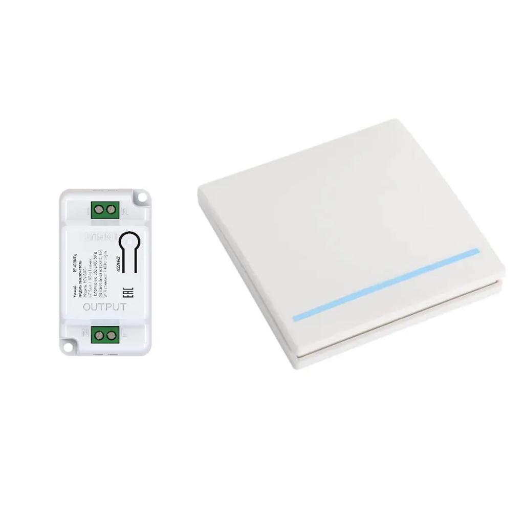 Trådløs kontroller Ikke behov for batteri og relémottaker for lys/husholdningsapparater