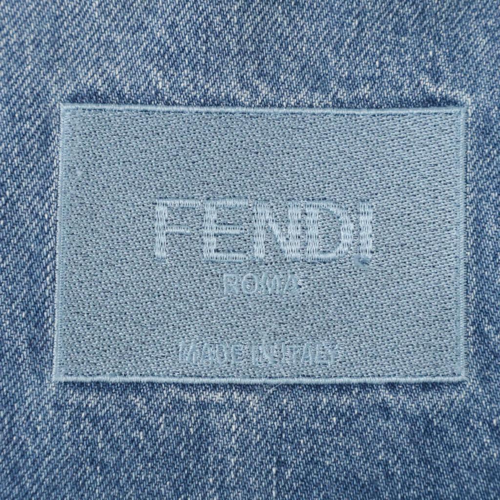 Fendi Excellent Condition, Genuine Domestic FW1225 AN4W Cut-off Denim Jacket 46 blueUsed
